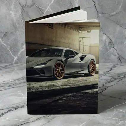 Ferrari F8 Gray Supercar Parking Garage