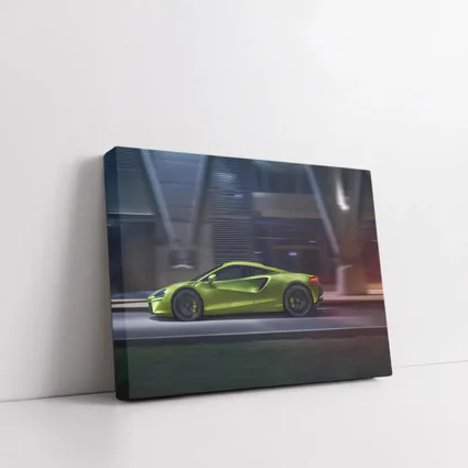 McLaren Artura Lime Green Night City Drive