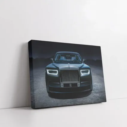 Rolls Royce Phantom Front View Night Sky