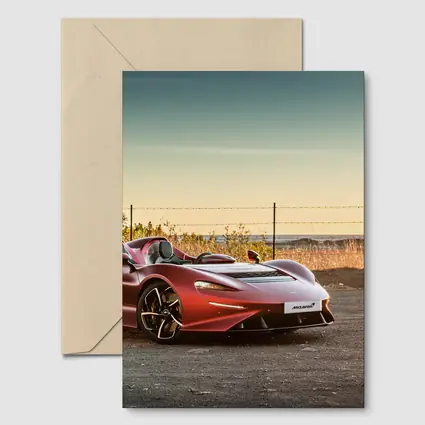 McLaren Elva Red Supercar Golden Hour