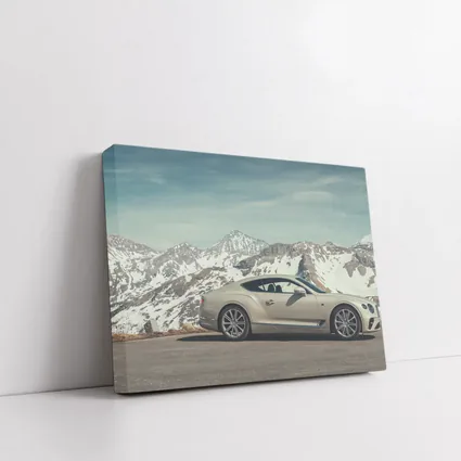 Bentley Continental GT Snow Mountain Road