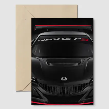 Honda NSX GT3 Race Car Dark Studio
