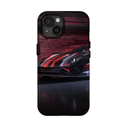 Lamborghini Aventador Red Black Wrap Garage