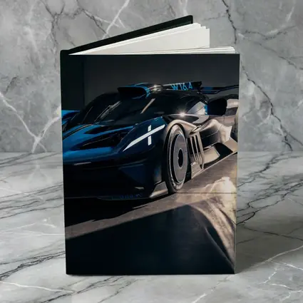 Bugatti Bolide Dark Blue Garage Shot
