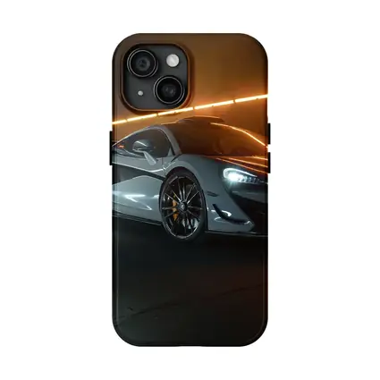 McLaren 570S Silver Supercar Dark Studio