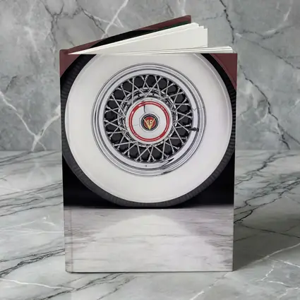 Classic Cadillac Whitewall Wire Wheel Marble