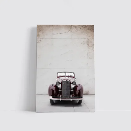 Classic Cadillac Vintage Car Marble Wall