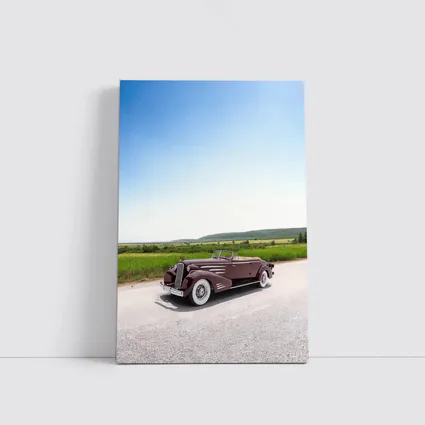 Classic Cadillac Convertible Open Road Summer Drive