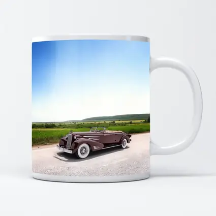 Classic Cadillac Convertible Open Road Summer Drive
