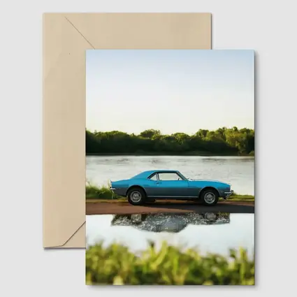 1968 Chevrolet Camaro Blue Lakeside Reflection