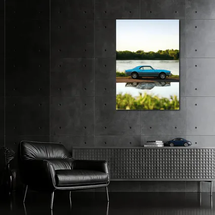 1968 Chevrolet Camaro Blue Lakeside Reflection