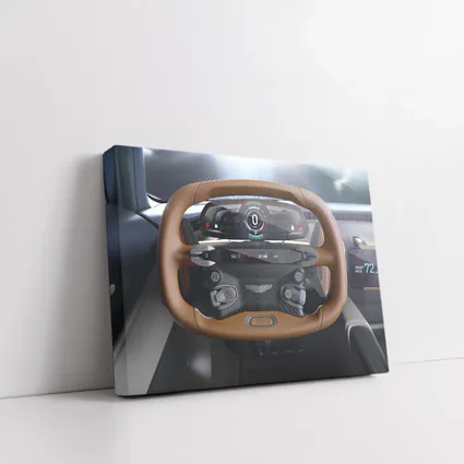 Aston Martin Valkyrie Interior Steering Wheel View