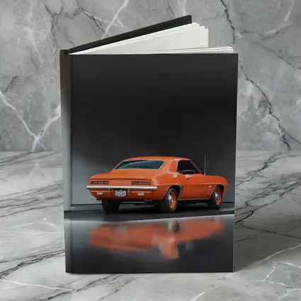 1969 Chevrolet Camaro Orange Studio Shot