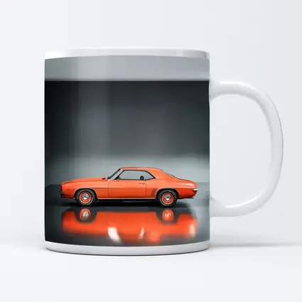 1969 Chevrolet Camaro Orange Studio Shot