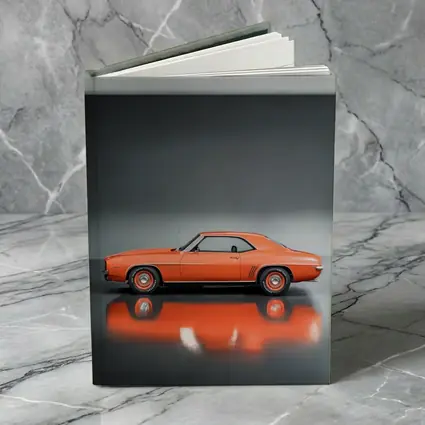 1969 Chevrolet Camaro Orange Studio Shot