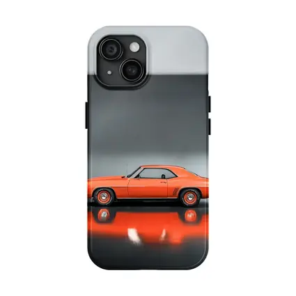 1969 Chevrolet Camaro Orange Studio Shot