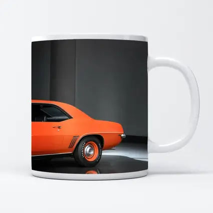1969 Chevrolet Camaro Orange Studio Shot