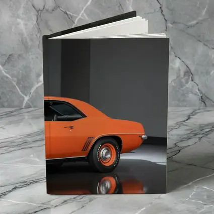 1969 Chevrolet Camaro Orange Studio Shot