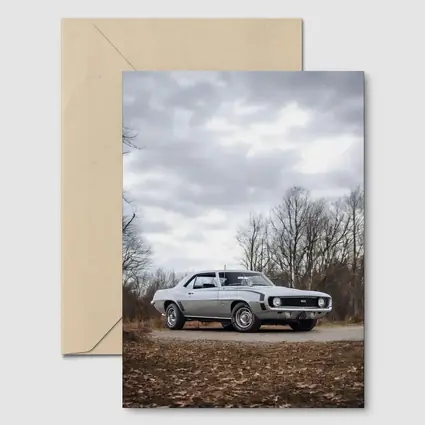 1969 Chevrolet Camaro SS Cloudy Nature Setting