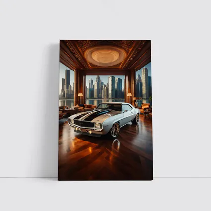 1969 Chevrolet Camaro Luxury Interior Cityscape