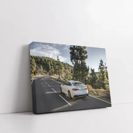 Audi RS5 Sportback White Mountain Road Drive