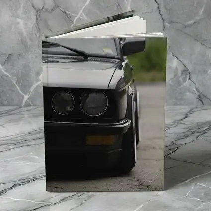BMW E30 Black Front View Moody Street