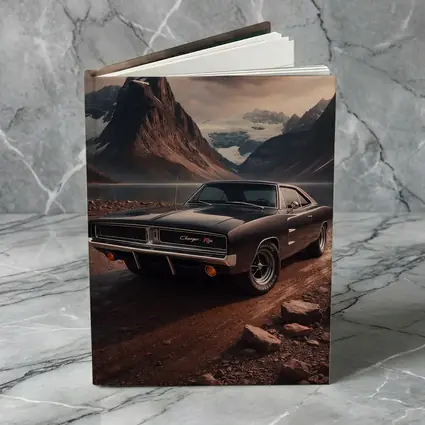 Dodge Charger RT Classic Mountain Lake Scene