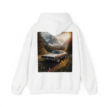 Dodge Charger Classic Muscle Car Mountain Forest