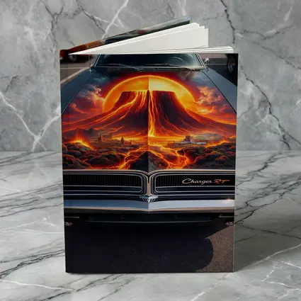 Dodge Charger RT Volcano Hood Art