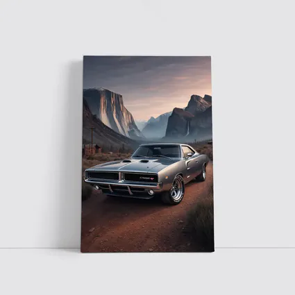 Dodge Charger RT Classic Muscle Car Mountains