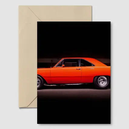 1970 Dodge Dart Coupe Orange Muscle Car