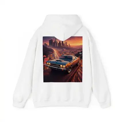 Plymouth Road Runner Los Angeles Sunset Skyline
