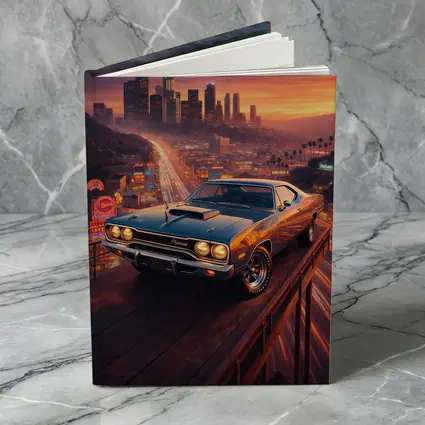 Plymouth Road Runner Los Angeles Sunset Skyline