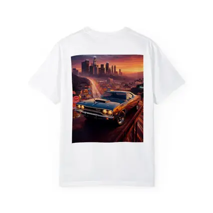 Plymouth Road Runner Los Angeles Sunset Skyline