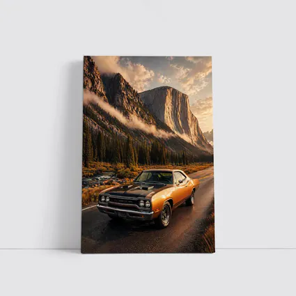 Plymouth Road Runner Classic Muscle Mountain Road