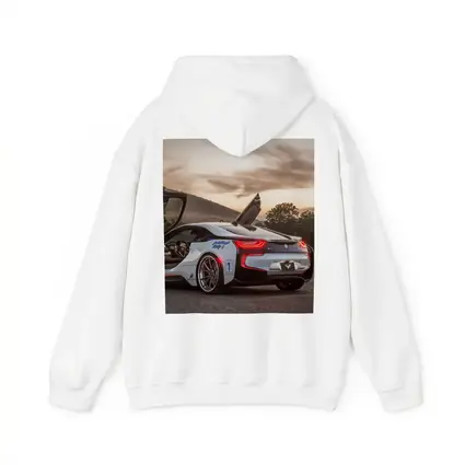 BMW i8 Scissor Doors Sunset Sky