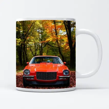 1971 Chevrolet Camaro Red Autumn Forest