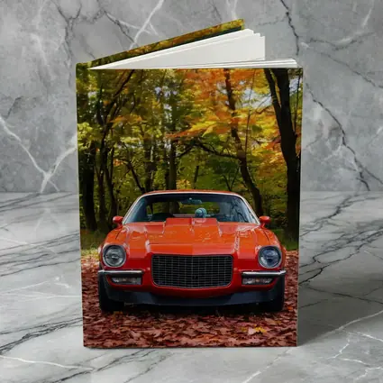 1971 Chevrolet Camaro Red Autumn Forest