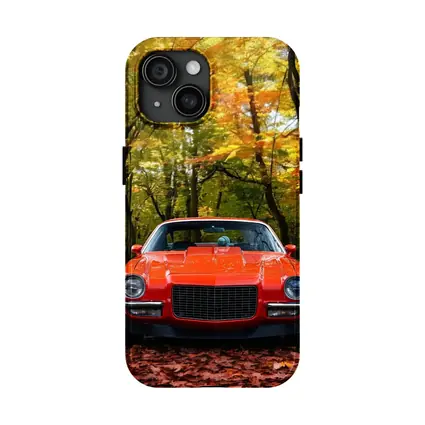 1971 Chevrolet Camaro Red Autumn Forest