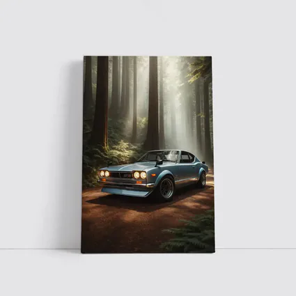 Nissan Skyline GT-R Classic Forest Setting