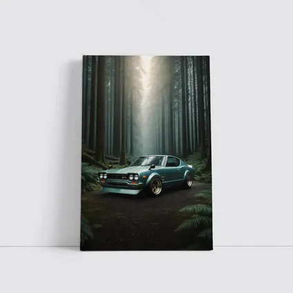 Nissan Skyline GTR Classic Car Forest