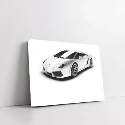 Lamborghini Gallardo White Supercar Studio Shot