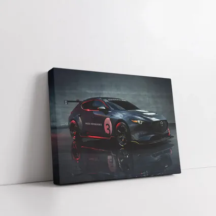 Mazda Three Motorsports Race Car Dark Studio