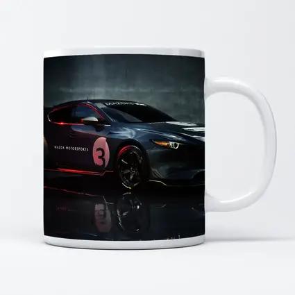 Mazda Three Motorsports Race Car Dark Studio