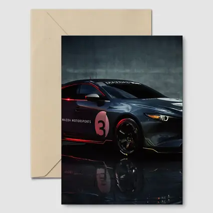Mazda Three Motorsports Race Car Dark Studio