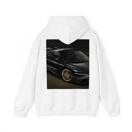 McLaren 720S Black Gold Dark Background