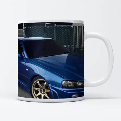 Nissan Skyline GT-R R34 Blue Street