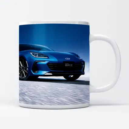 Subaru BRZ Blue Sports Car Salt Flats