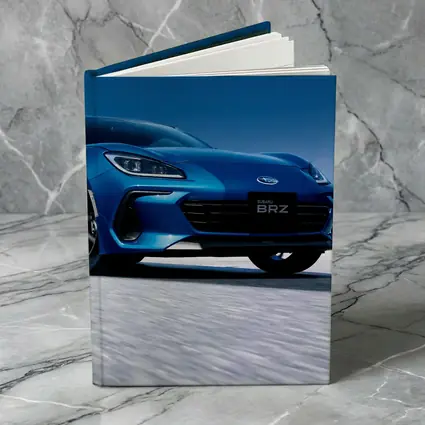 Subaru BRZ Blue Sports Car Salt Flats