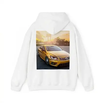 Gold Chrome Volkswagen CC Sunset Parking Lot